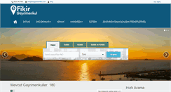 Desktop Screenshot of fikirgayrimenkul.com