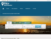Tablet Screenshot of fikirgayrimenkul.com